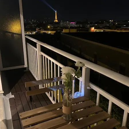 Le Rooftop Des Moulineaux- Paris Expos Porte De Versailles ベッド・アンド・ブレックファスト イシー＝レ＝ムリノー